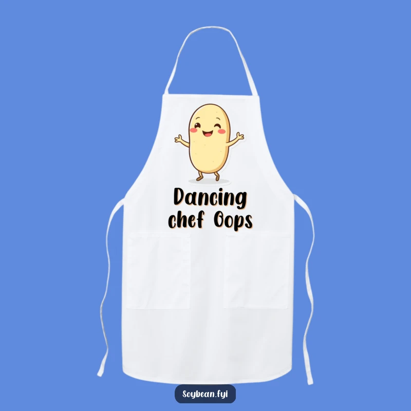 Funny Kawaii Soybean Dance Apron: Cook with Giggles and Style