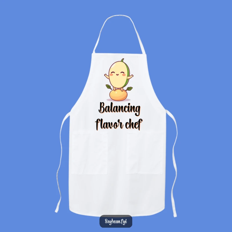 Funny Balancing Soybean Apron: Cook with Healthy Playfulness