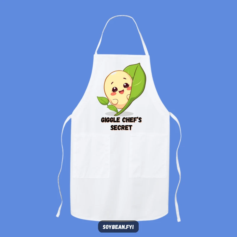 Funny Peeking Soybean Apron: Cook with Playful Giggles in the Kitchen