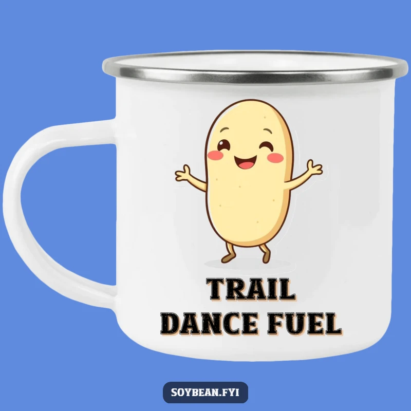 Funny Kawaii Soybean Dance Camping Mug: Adventure Fuel with a Hilarious Twist