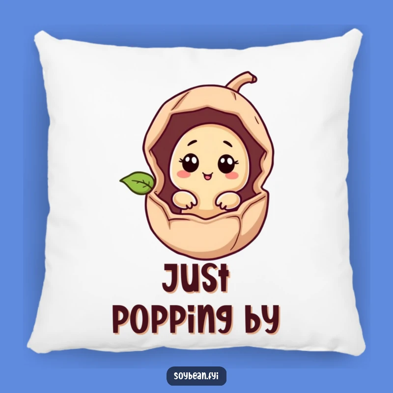 Funny Giggling Soybean Pillow - Cozy Bean Comfort, Cute Humorous Gift