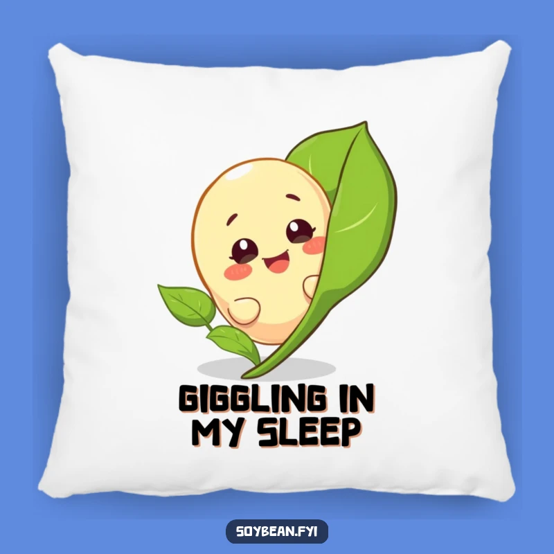 Funny Peeking Soybean Pillow: Cozy Up with Giggles and Plant Friends