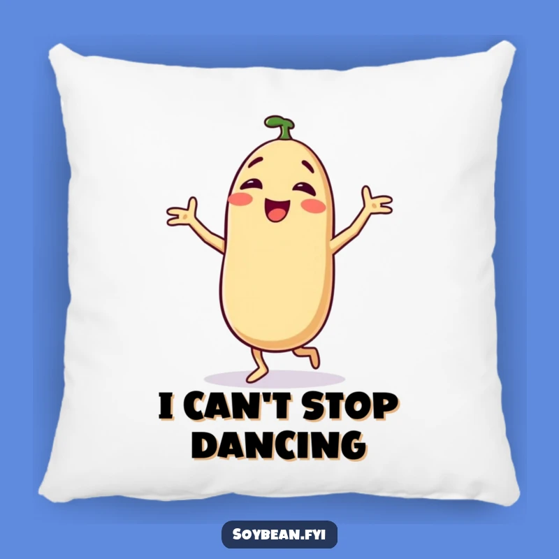 Funny Dancing Soybean Pillow: Cozy Bean's Silly Dance Cushion, Fantastic Funny Gift!