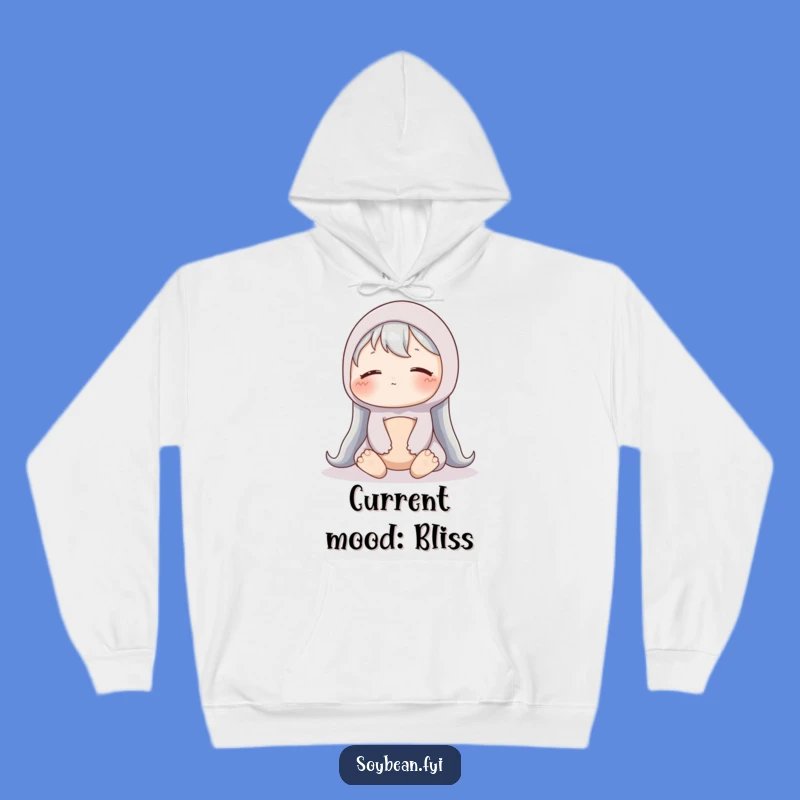 Funny Content Soybean Hoodie: Cozy Comfort for Peaceful Souls, Perfect Humorous Gift