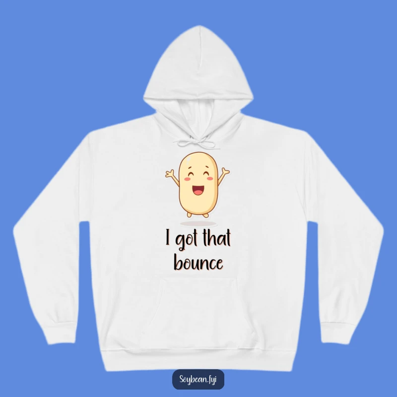 Funny Happy Soybean Hoodie: Jump into Cozy Humor!