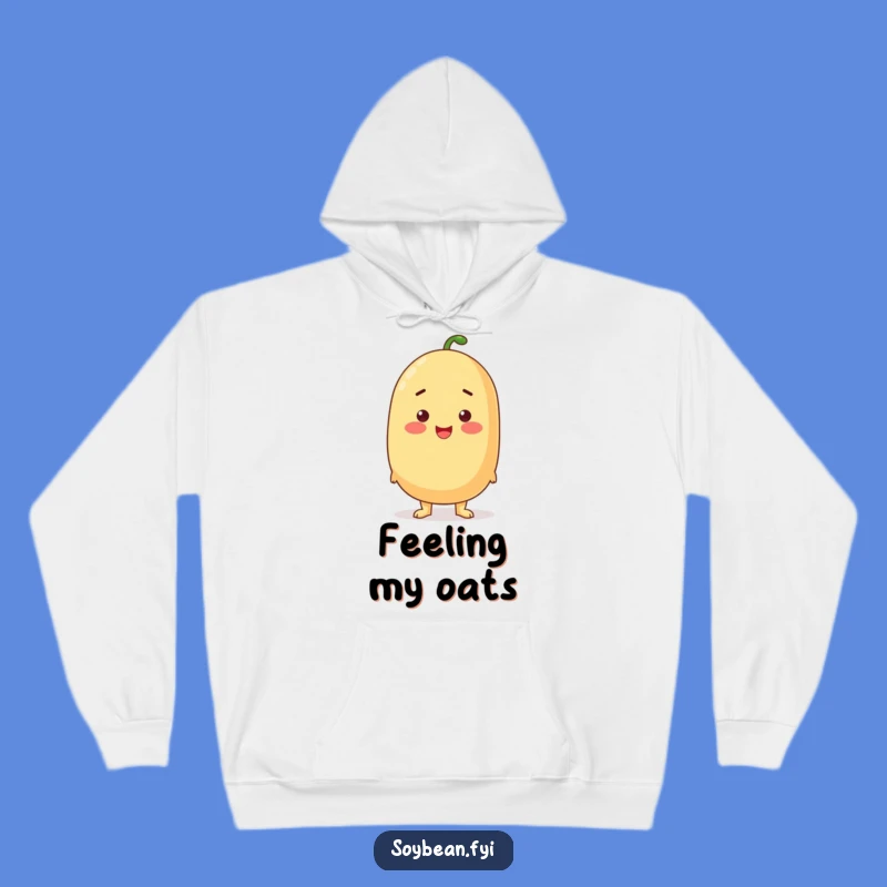 Funny Proud Soybean Hoodie - Cozy Tall Design, Warm Humorous Gift