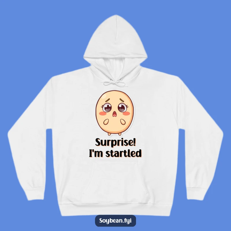 Funny Surprised Soybean Hoodie: Cozy Up with Hilarious Reactions!