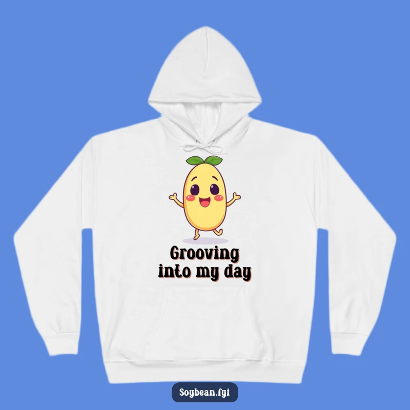 Funny Excited Soybean Hoodie: Cozy Moves for a Humorous Gift