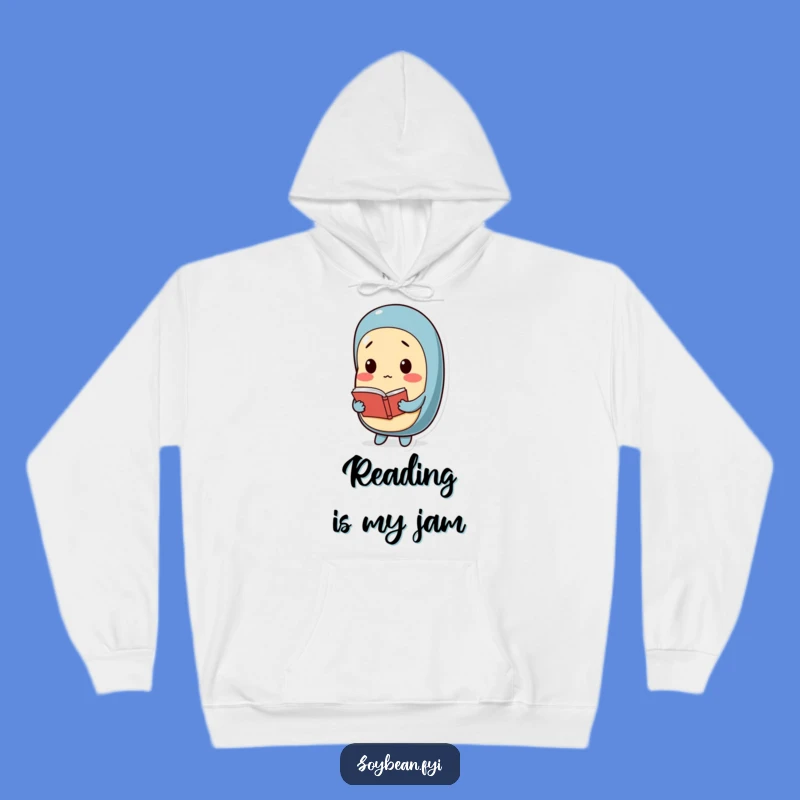Funny Thoughtful Soybean Hoodie: Cozy Reader, Perfect Funny Gift