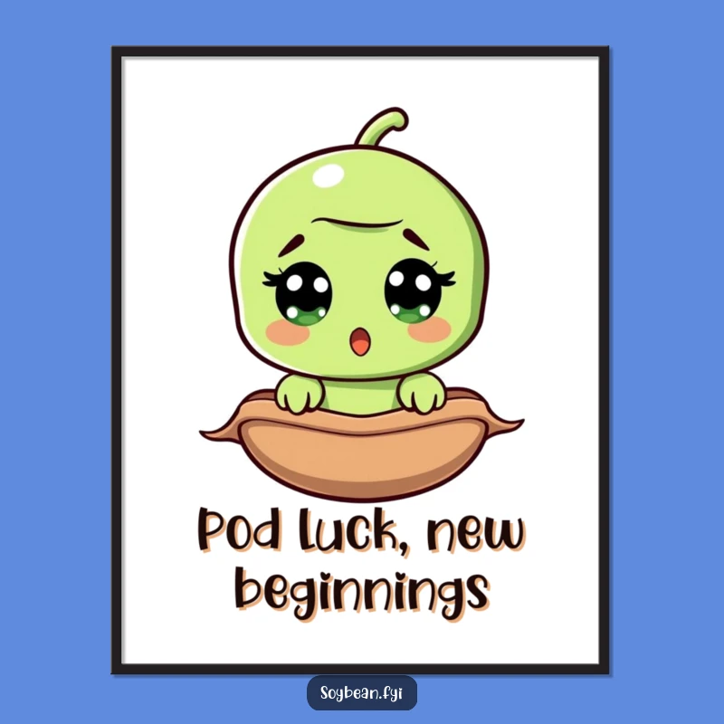 Free Printable Surprise Soybean Wall Art Funny Downloadable Decor Gift