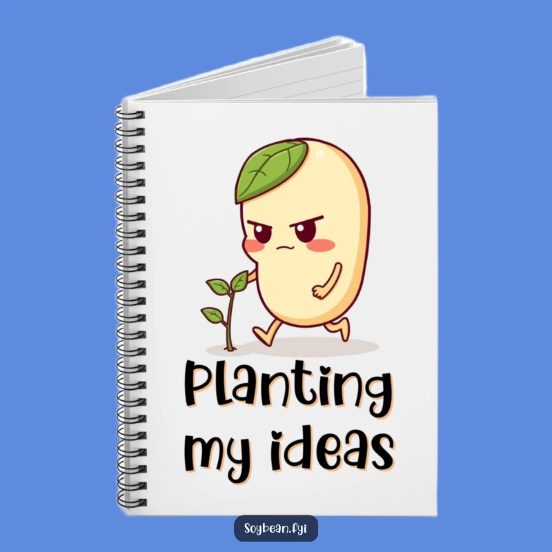 Funny Soybean Journal: Determined Farmer, Perfect Funny Gift for Notes