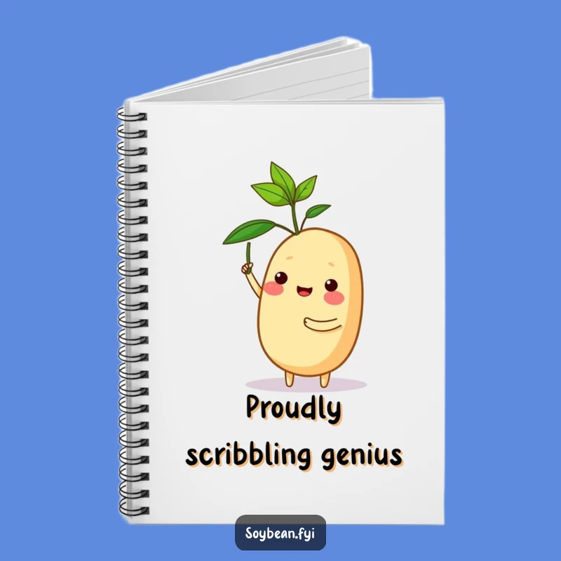 Funny Proud Soybean Notebook: Log Your Successes!