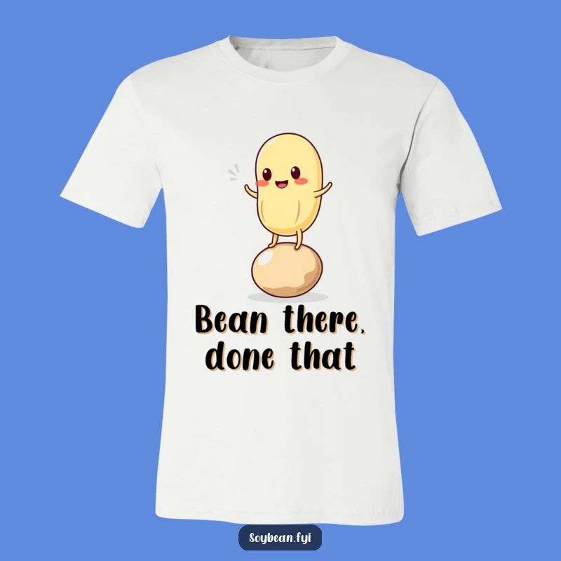 Funny Kawaii Soybean Wobble T-Shirt: Hilarious Bean Balancing Tee