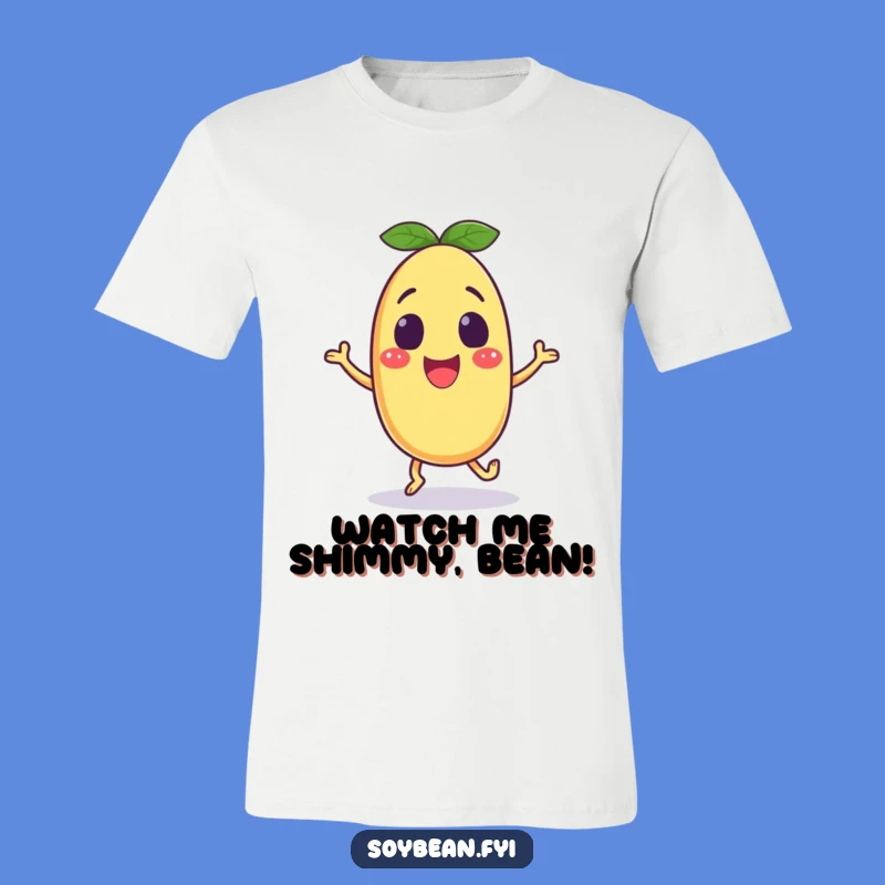 Funny Excited Soybean T-Shirt: Dancing Bean for a Hilarious Humorous Gift